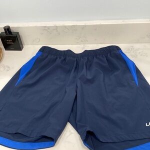 Mens medium blue workout shorts